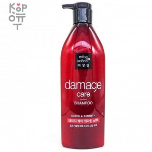 Mise en Scene Damage Care Shampoo Восстанавливающий шампунь для всех типов волос, особенно сухих и повреждённых, с гидролизатом Розы, Маточным молочком и натуральными маслами Камелии и Арганы 680мл