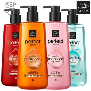 Mise en Scene Perfect Serum Micella Shampoo Мицеллярный шампунь для ослабленных волос с экстрактами Календулы, 680мл.
