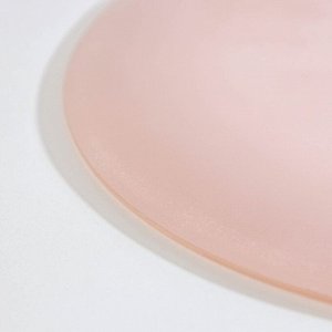 Тарелка Доляна «Пастель», d=30 см, цвет розовый