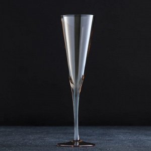 Бокал стеклянный для шампанского «Фьюжн», 200 мл, цвет золотой