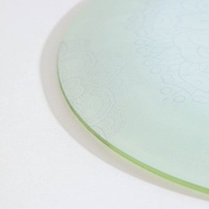 Тарелка Доляна «Эвелина», d=30 см, цвет фисташковый