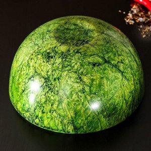Миска «Малахит», d=20 см, цвет зелёный