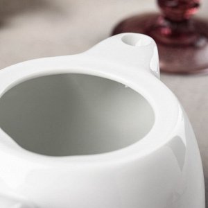 Чайник «Бельё», 400 мл, цвет белый
