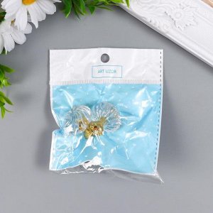 Ручка для шкатулки металл "Кристалл" 2,9х2,9х2,7 см