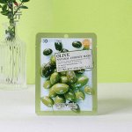 FOODAHOLIC Olive Natural Essence Mask - Тканевая 3D маска с натуральным экстрактом оливы 23гр.