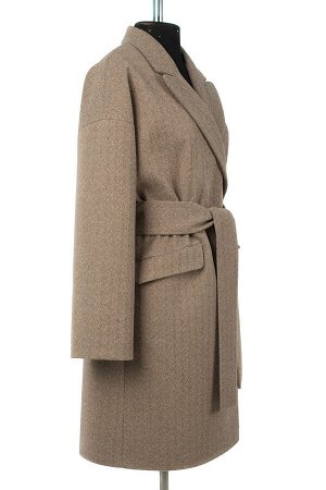 01-11071 Пальто женское демисезонное (пояс)