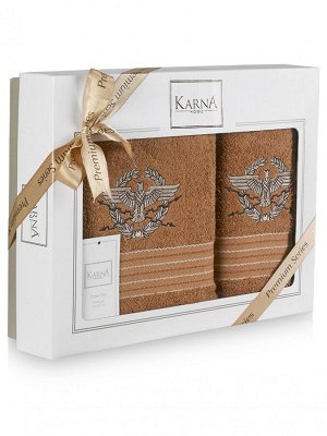 Комплект махровых полотенец "KARNA" KAVELL 50x90-70х140 см