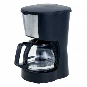Кофеварка 600 Вт, 600 мл  LUX DL-8161 черная