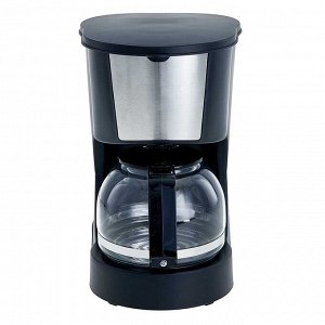 Кофеварка 600 Вт, 600 мл  LUX DL-8161 черная