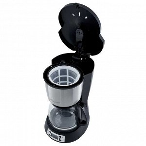 Кофеварка 1000 Вт, 1500 мл  LUX DE-2000 черная