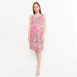 N-Collection Платье домашнее женское, цвет розовый/голубой