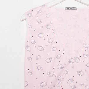 Ночная сорочка для кормящих, розовый