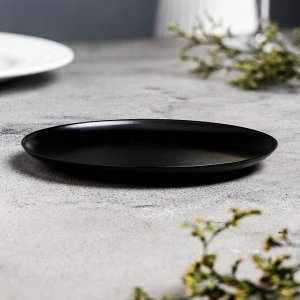 Подсвечник "Чашка" металл, 14 см, чёрный муар