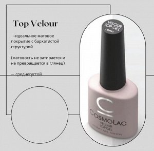 Топ с супербархатистым эффектом Velour Top Gel 14 мл