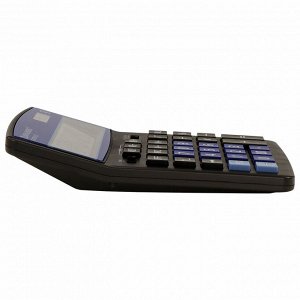 Нет Бренда Калькулятор настольный BRAUBERG EXTRA-12-BKBU (206x155 мм), 12 разрядов, двойное питание, ЧЕРНО-СИНИЙ, 250472
