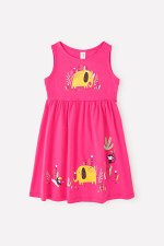 Платье(Весна-Лето)+girls (темно-розовый к1288)