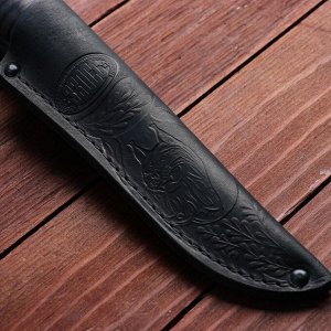 Нож охотничий «Старинный Тифлис» Н14, ст. ЭИ107, рукоять текстолит, кожа , 14 см