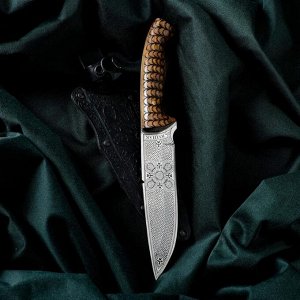 Нож туристический "Зодиак" рукоять жженый орех, сталь 40х13