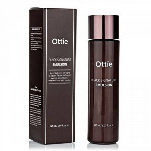 Омолаживающая эмульсия с муцином улитки   Ottie Black Signature Emulsion