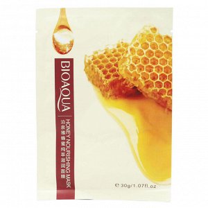 Маска для лица тканевая Bioaqua Honey Nourishing Mask с экстрактом меда 30 g