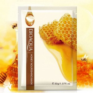 Маска для лица тканевая Bioaqua Honey Nourishing Mask с экстрактом меда 30 g