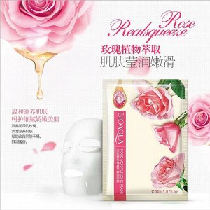 Маска для лица тканевая Bioaqua Rose Moisturizing Mask с экстрактом розы 30 g