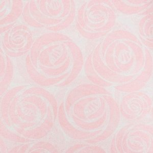 Бумага силиконизированная «Розы пудровые», для выпечки, 0,38 х 5 м