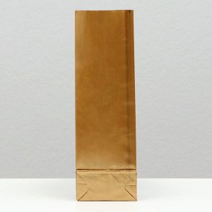 Пакет бумажный фасовочный,"Бронза", трёхслойный 5,5 х 3 х 17 см