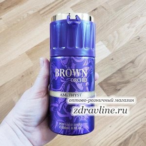 Женский дезодорант Brown Orchid Amethyst Аметист Fragrance 250мл