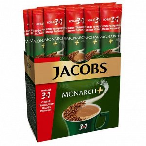 JACOBS 3в1 Напиток кофейный растворимый FD 24 стика по 15 грамм