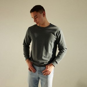 Свитшот мужской MINAKU: Casual collection MAN цвет графит меланж