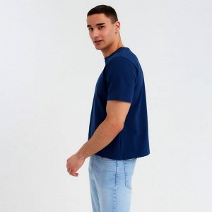 Футболка мужская MINAKU REGULAR FIT: цвет синий