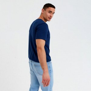 Футболка мужская MINAKU REGULAR FIT: цвет синий