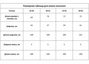 Халат вафельный женский Этель «Дубки», цвет белый, 220 г/м2, 100%хл