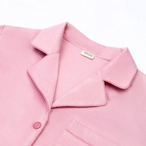 Пижама женская MINAKU: Light touch цвет розовый, р-р 52