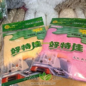 Салфетка бамбуковая для мытья посуды