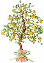 БИСЕРНОЕ АПЕЛЬСИНОВОЕ ДЕРЕВО
