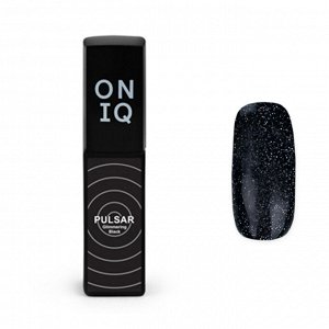 OGP-157s Гель-лак для ногтей блестки цвет Glimmering Black 6 мл