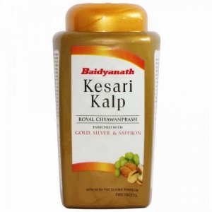 Чаванпраш Кесари Кальп Байдьянатх , Chyawanprash Kesari Kalp Baidyanath , 500 ml ( C золотом, серебром и шафраном)