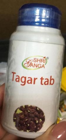 Тагар таб Шри Ганга Tagar Shri Ganga -индийская валериана 120 таблеток.