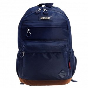 Рюкзак молодежный Across Merlin, эргономичная спинка, 43 х 30 х 18 см, синий