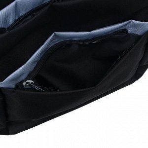 Рюкзак молодежный эргономичная спинка Stavia, 46 х 33 х 16 см, с вышивкой, чёрный/серый