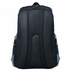 Рюкзак молодежный эргономичная спинка Stavia, 47 х 33 х 17 см, Snow, тёмно-серый