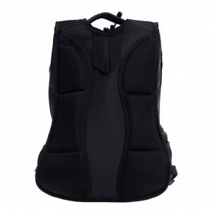 Рюкзак молодежный 41 х 26 х 15 см, эргономичная спинка, Merlin, чёрный M21-137-2