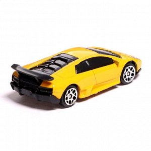 Машина металлическая LAMBORGHINI MURCIELAGO LP 670-4 SV, 1:64, цвет жёлтый