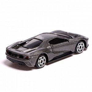 Машина металлическая FORD GT, 1:64, цвет синий