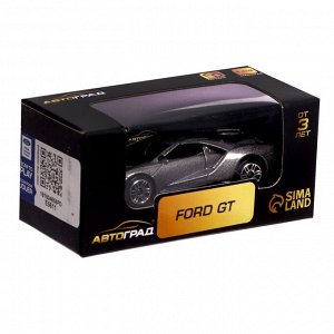 Автоград Машина металлическая FORD GT, 1:64, цвет серый