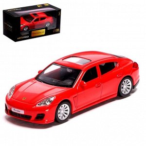 Машина металлическая PORSCHE PANAMERA TURBO, 1:43, цвет красный