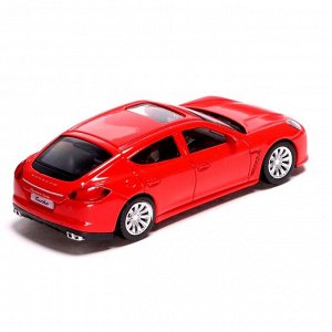 Машина металлическая PORSCHE PANAMERA TURBO, 1:43, цвет красный