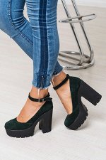 Bona Mente Deluxe / Зеленые замшевые туфли Mary Jane